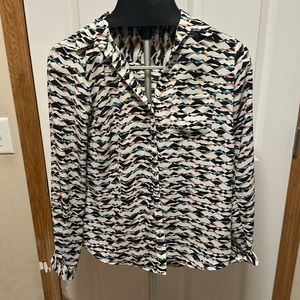 Pretty button down blouse!